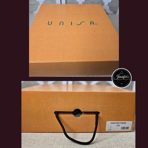 Unisa Women's Dark Red Unadivan Over the Knee Faux Suede Boots Size 8M - Picture 11 of 13